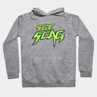 Sgt Scag - Green Logo Hoodie